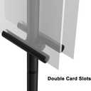 Poster Stands for Display - Floor Poster Board Holder Poster Display Stand Retractable Banner Stand Outdoor Sign Holder, Double-Side Tripod Height up to 80"2pack