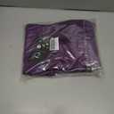 Tulucky Womens Stretchy Shiny Sports High Waisted Yoga Flare Pants Tummy Control Bell Bottom Leggings (Purple, XL)