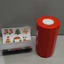 Halloween Bubble Machine, Automatic Fireworks Bubble Blower with Spooky Sound & Dazzling Lights, Portable Bubble Maker Toys with DIY Stickers for Kids Halloween Party Fun (Halloween)