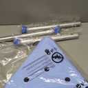 Space-Saving Triangular Shower Chair for Elderly and Disabled, FSA/HSA Eligible 400 lbs Adjustable Shower Stool Seat with Stable-Bracing, Non-Slip Bathtub Chair, Tool-Free Assembly