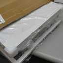 BOLUO Stackable Storage Drawers Closet Organizers and Storage Fabric White 2 Drawer Dresser for Bedroom 2 Packs Modern