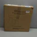 Apicizon Round Side Table Set of 2, Black Nightstand Coffee End Table for Living Room, Bedroom, Small Spaces, Morden Side Table Home Decor Bedside with Wood Legs, 16.5 x 20.5 Inches