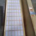 Roundhill Furniture Oriental Shoji 4 Panel Screen Room Divider, Natual