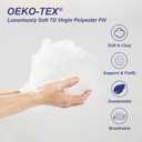 18x18 Pillow Inserts Set of 2Hypoallergenic Square Pillow Inserts, Oeko-TEX Certified Virgin Down Alternative Filling, Machine Washable