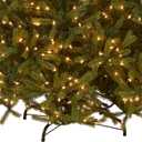 National Tree Company 7.5 ft Pre-Lit Jersey Fraser Fir Artificial Christmas Tree, 1,250 Clear Lights, 3,144 Tips, Includes Stand, Green