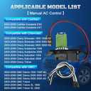 89019088 AC Blower Motor Resistor Kit with Harness Fit for 2003 2004 2005 2006 Chevy Silverado 1500 2500 Avalanche Suburban Tahoe GMC Sierra Yukon C'adillac Escalade 973-405, 15-81086, 22807123