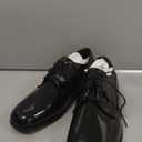 DECARSDZ Mens Classic Formal Oxford Lace-up Patent Leather Shoe for Men Wedding Suit Tuxedo Dress Shoes Size 10W