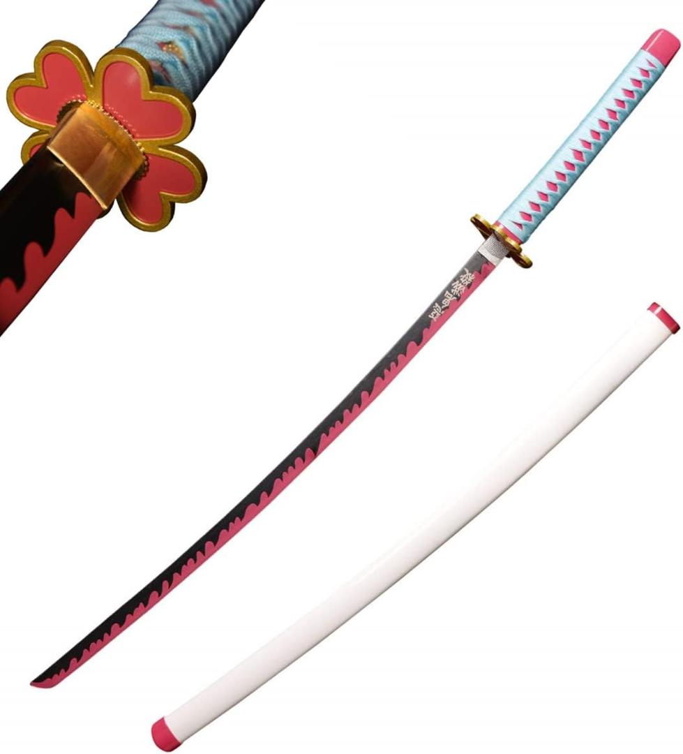 Sword Valley Demon Series Anime Sword - Slayers Katana40.9" LengthAnime Original Texture Carbon Steel Blade Carving SymbolNon-Slip Gripfor Cosplay & Display