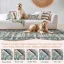 Ileading Vintage Runner Rug for Hallway,Machine Washable Carpet Runners with Rubber Backing,Non Slip Kitchen Floor Mat for Entryway Bedroom Laundry Living Room(Dark Blue 2x6ft)