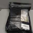 QACCF 5Pcs Mens Glasses Grey Wig Short Straight Grey Blonde Guy Spiky Halloween Costume Synthetic Wig With Earrings and Beard Goatee