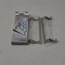 Stainless Steel Over Door Towel Rack Bar Holders for Universal Fit on Over Cabinet Cupboard Doors 2 Pack (Sliver)