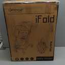 Gravity Folding Baby Stroller - Portable Travel Toddler Stroller w/Adjustable Backrest, Canopy & Cup Holder, Lightweight and UV Protected, One-Hand Automatic Folding - Khaki