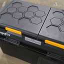 BougeRV 12 Volt Car Refrigerator, CRD2 52 Quart Portable Fridge Freezer with APP Control, -4 to 68 Dual Zone Compressor Electric Cooler 12/24V DC, 110~240V AC for Overlanding, Camping, RV, Truck