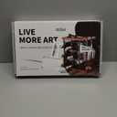 Megier Wooden Racks Countertop with Tray, Bottle Holder for 6 Bottles & 2 Glasses, Perfect for Kitchen, Bar, Table, Cabinet, Cellar