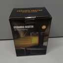 1000W Space Heater, Small Ceramic Space Heater with Thermostat, Mini Portable Electric Heater with Fast Safety Heat, Multiple Protection for Home Office Desk