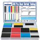 3 x 300PCS Heat Shrink Tubing 2:1 6 Colors 11 Sizes Electrical Wire Cable Wrap Assortment Electric Insulation Heat Shrink Tube Kit with Box(6 colors/11 Sizes), Black, Red, Blue, Yellow, Green