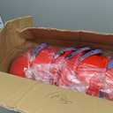 Ramede 20 Pcs 4 Pt. Suspension Hard Hat Bulk Safety Helmets Adjustable Ratchet Hard Hats with Cotton Brow Pad Ratchet Cap Style ABS Construction Hard Hats for Men Women Work Head Protection (Red)