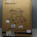 Baby Walker,Music & Lights Baby Walker with Wheels,9 Adjustable Heights Baby Activity Center,Baby Walkers with Foot Pads for Boys Girls Babies,Anti-Fall Bouncer Combo