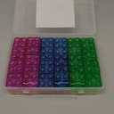 LESONG Sensory Soft Building Blocks for Toddlers：36 Pcs Jelly Squishy Stacking Blocks for Toddlers 1-3, Sensory Toys for Kids with Autism, Travel Baby Learning Toys Birthday Gifts Girls Boys