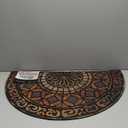 ANDSTAR 18x30 Inch Welcome Doormat, Non-Slip Heavy Duty Rubber Back, Low Profile Indoor Outdoor Entryway Rug for Home, Garage, Patio, Front Door Decor(1 Pc) (1'6" x 2'6" (Rectangular), Boho Pattern Texture)