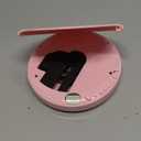 Deluxe Products CD Player Portable with 60 Second Anti Skip, Stereo Earbuds, Includes Aux in Cable and AC USB Power Cable for use at Home or in Car, Pink