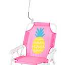 PLULON Kids Beach Chair with Umbrella Folding Lawn and Camping Chair with Summer Shade for Beach, Pool, Travel and Outdoor (for 1-5 Years Old), 16 inches x 2 inches x 21 inches
