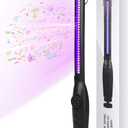 UV Light Sanitizer, Portable UV Light Disinfection Lamp USB Rechargeable Ultraviolet Light Sanitizer for Home Hotel Travel Car Kills 99% of Germs Viruses & Bacteria UV Light Sanitizer Wand (Pack of 1)