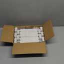 Baby Kids Pants Hangers with Clips 30 Pack, Frosted Embossing Adjustable Heavy Duty Skirt Hangers for Women Toddler, Children, Space Saving Non-Slip with 360 Swivel Hook (White)