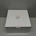 Set of 5 Stackable Space-Saving Nesting Glass Bowls with BPA Free Lids for Foodprep, Storage, Baking, Mixing & Cooking, Microwave Safe - Durable Inert Borosilicate Glass