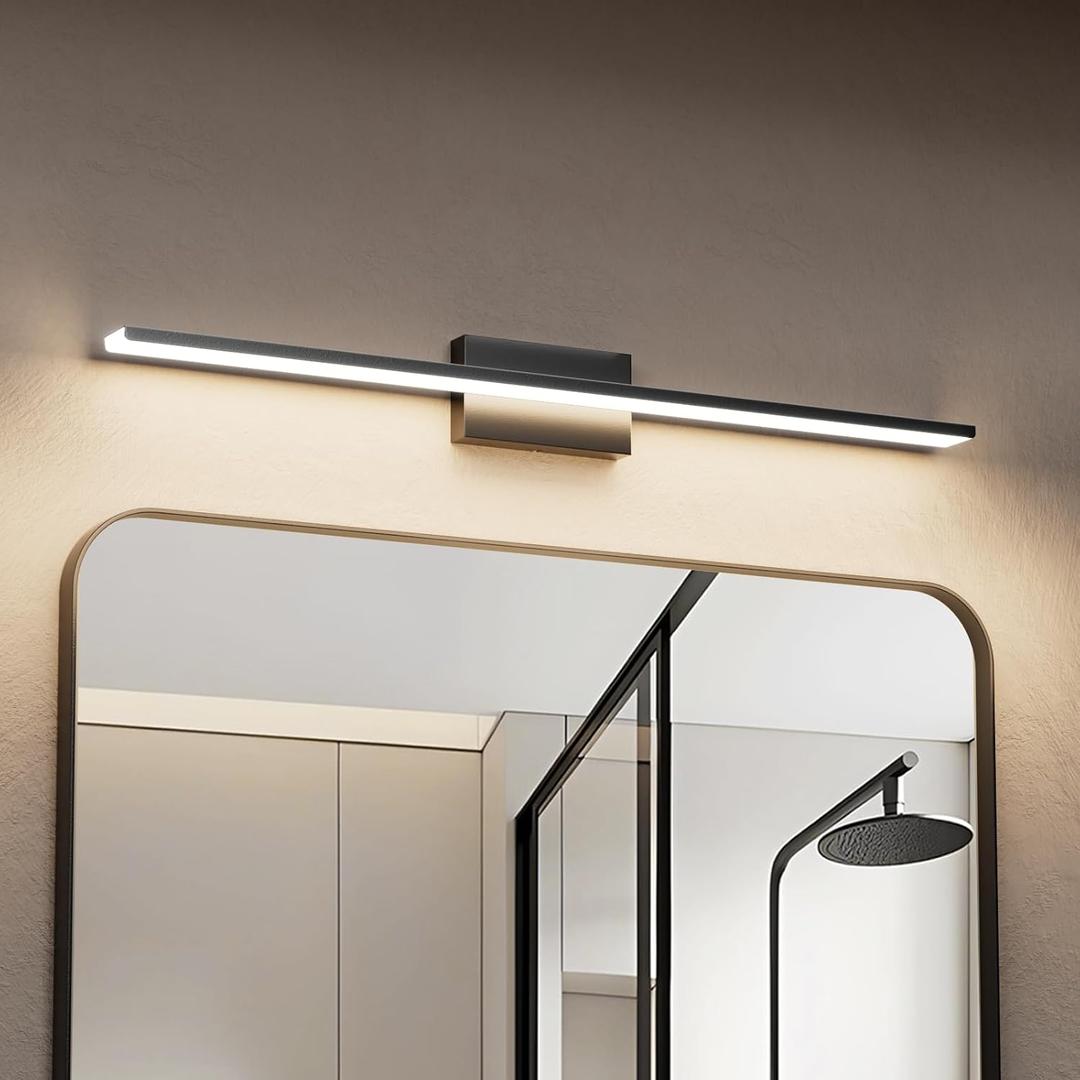 Modern LED Bathroom Vanity Light,40inch (39.76'') 36W 3300 Lumen Dimmable Powder Room Light Fixtures Over Mirror,5CCT Vanity Lights for Bathroom, ETL Certified,Slim Rectangular Bar