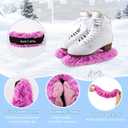TUYUU Ice Skate Guards,Fuzzy Skate Guards for Hockey Skates Figure Skates Ice Skates.Ice Skate Blade Covers for Toddler Kids Youth Adults Men Women Boys Girls.Skate Soakers