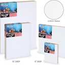 Creative Mark Mimik Recycled PET Cradled Canvas Panel 3/4" Depth - 8X10 Single Canvas - Medium-Textured Painting Board for Eco-Conscious Artists, 14.11 oz Triple-Acrylic-Primed Weight Mounted Canvas