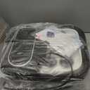 Collapsible Foot Spa Electric Rotary Massage, Foot Bath with Heat, Bubble,Temp Control, and 24 Motorized Shiatsu Massage Balls, Pedicure Foot Spa Tub for Stress Relief (Black)