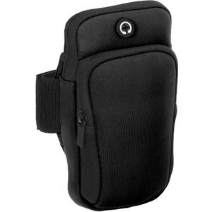 Mobile Phone Holder Armband Diving Sports Armband Cell Phone Case Black Blue Green Waterproof Arm Bag Breathable Mesh Running Accessory Universal(Black)