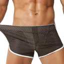 Men's 3-Inch Mesh Workout Shorts - Breathable Quick-Dry Lounge Running Sexy Gym Athletic Fitness Casual Short