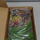 MOMOONNON 32pcs Model Trees 1.1-5.1inch Mixed Diorama Model Tree Colourful Flower Trees Grass Architecture Mini Trees for Crafts Building Model Railway Scenery Landscape Supplies (Style 01)