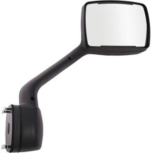 Lynol Passenger Right Side Chrome Housing Manual Hood Mirror Assembly Replacement Compatible With 2010+ Kenworth T680 2010+ Peterbilt 579 587 Fits L59-6003-200