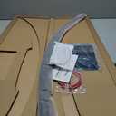 AGETIN Real Carbon Fiber Spoiler for Tesla Model Y 2021-2024Rear Lip Trunk Matte Spoiler Tesla Model Y Accessories Matte Carbon Fiber, Black (Set of 3)