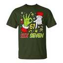 Christmas Six Seven 67 Funny Meme 6 7 Xmas Women Men Kids TShirt, Medium