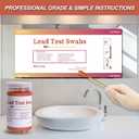 AAwipes Lead Test Swab Kit (60 Rapid Home Testing Swabs) 30-Second Results. Dip in Water. Home Use for All Surfaces - Painted, Dishes, Toys, Jewelry, Metal, Ceramics, Wood (LS60)