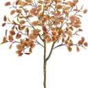 HUAESIN 5FT Artificial Fall Tree for Decoration Autumn Eucalyptus Floor Tree Thanksgiving Big Fake Plants Potted Home Patio Farmhouse Porch Fireplace Wedding Festival Christmas Office Indoor Decor