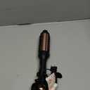 Upgraded Infrared Bounce Brush, Heated Thermal Round Brush with 5 Heat Settings & LED Display, 1.5 Inch lonic for Hair Straightener & Curling Wand, Dual Voltage, Blowout Look, Gifts for Women