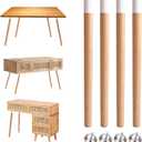 Wood Furniture Legs, 28 Inch