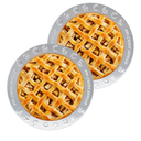 2 Pack Pie Crust Shield Aluminum Non-Stick Pie Crust Protectors for Edges for Baking, Fits 9.5 Inch to 10.5 Inch Pie Plates, Ideal for Thanksgiving Christmas Home Kitchen Bakers (2)