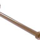 Allied Brass 7251G/24-BBR Satellite Orbit Two Collection 24 Inch Groovy Detail Towel Bar, 24-Inch, Brushed Bronze
