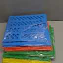 Glenmal 12 Pack Magazine Organizers Binder Organizer for Desk Plastic Vertical File Holder Magazine Racks Desk Accessories for Office, Home, or School (Colorful)