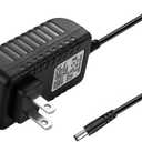 Replacment Power Supply Adapter for LED Nail Lamp AC DC Power SUN2C 48W Light Power Charger Compatible for SUNUV Nail Dryer LED Nail Lamp, SUN4,SUN3, Black, LX120200