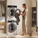 Kiss Core 29 inch Washer Dryer Stacking Kit, Universal Stacking Kit for Washer and Dryer, Adjustable 29"/28"/27"/26"/25"/24" Washer and Dryer Stacking Kit with Ratchet Strap