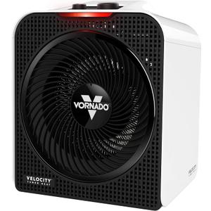 Vornado Velocity 3 Space Heater with 3 Heat Settings, Adjustable Thermostat, and Advanced Safety Features, White, Small Vornado Velocity 3 Space Heater with 3 Heat Settings, Adjustable Thermostat, and Advanced Safety Features, White, Small
