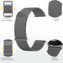 Meliya Metal Watch Bands, 20mm 22mm Quick Release Watch Strap, Stainless Steel Mesh Replacement band for Women Men